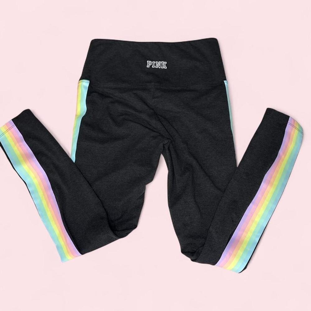 VS Pink Yoga Leggings Pilates Workout Cute KAwii Preppy